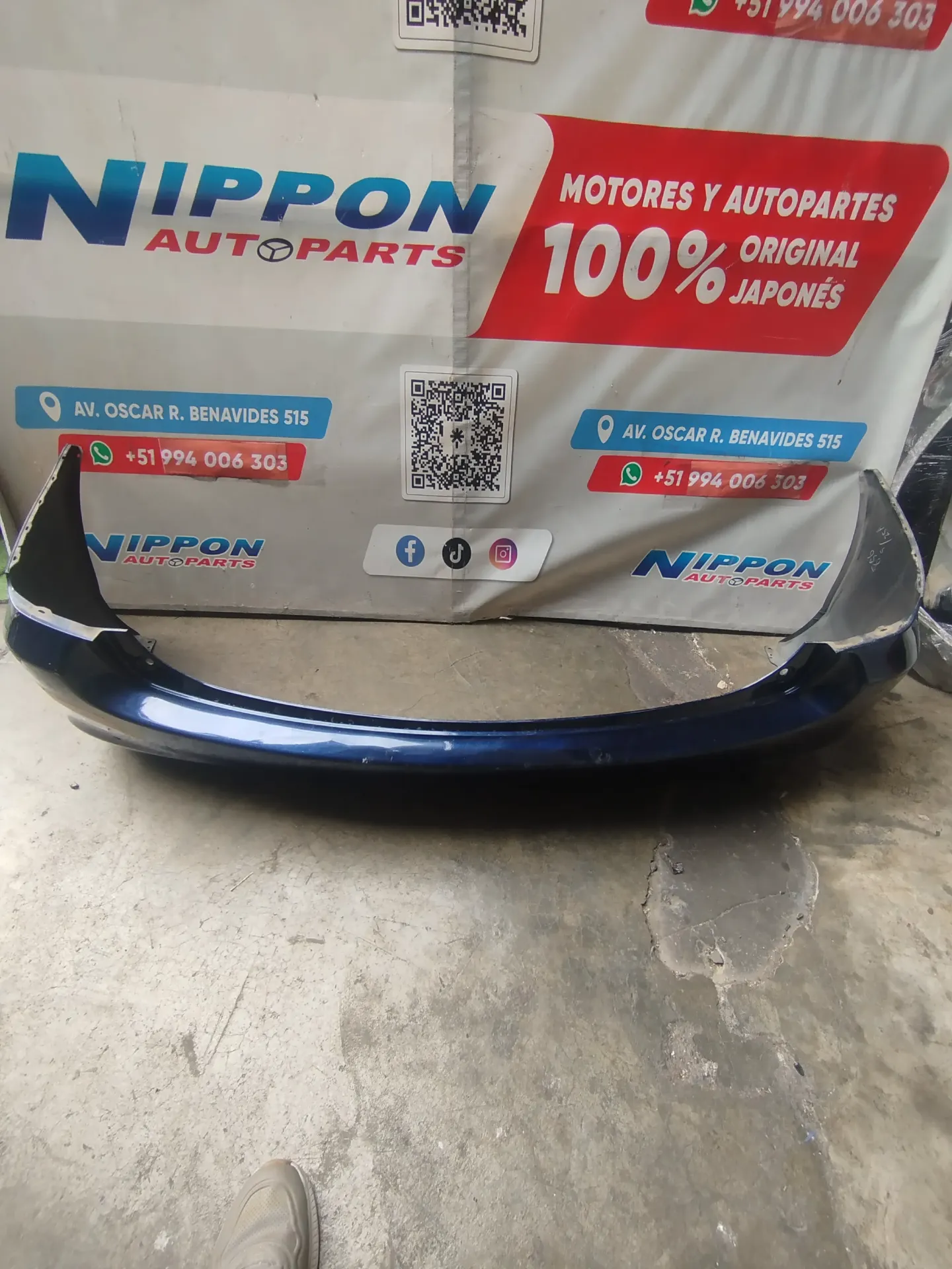 [Q262U5] PARACHOQUE POSTERIOR TOYOTA FIELDER 2006-2012 SW NZE141G ZRE144G